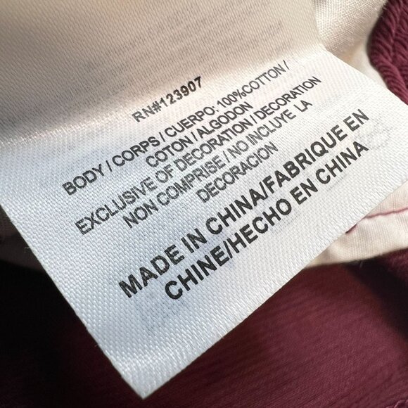 NWT Sperry Womens Bottom Microcord 5-Pocket Corduroy Pants 28 Maroon Slim Casual - Picture 3 of 11